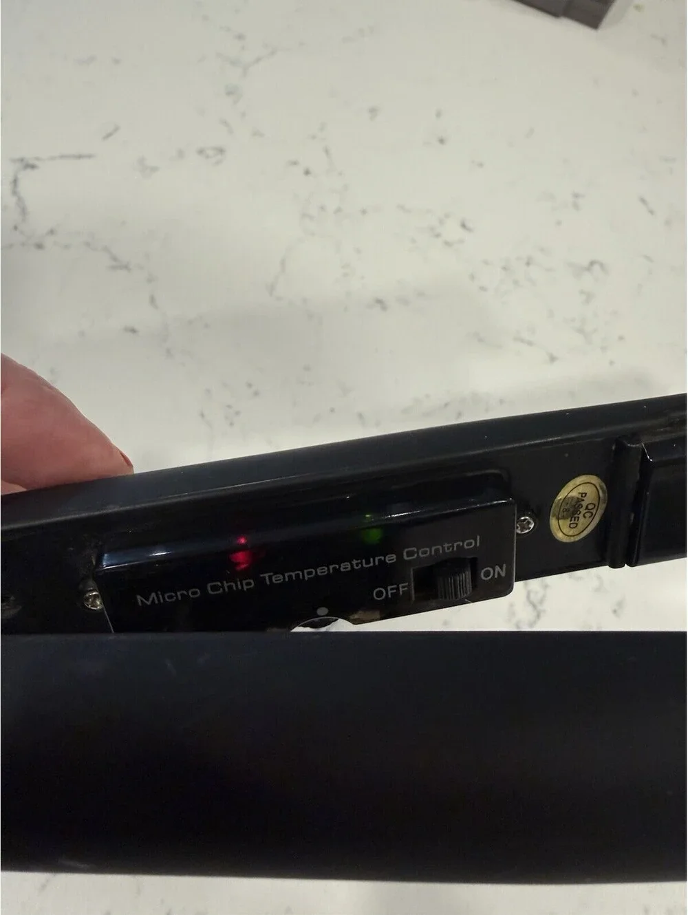 L'ANGE LANGE HS035 Ceramic Flat Iron Hair Straightener Black Works